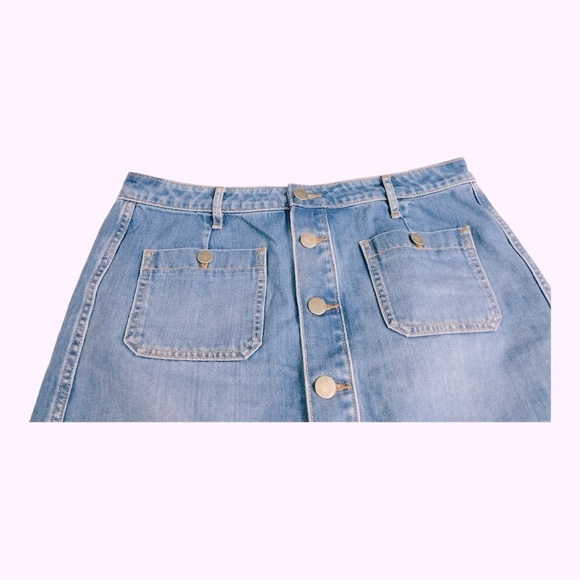 LOFT Jean Button
Up with front pockets Skirt 12 - Picture 6 of 9